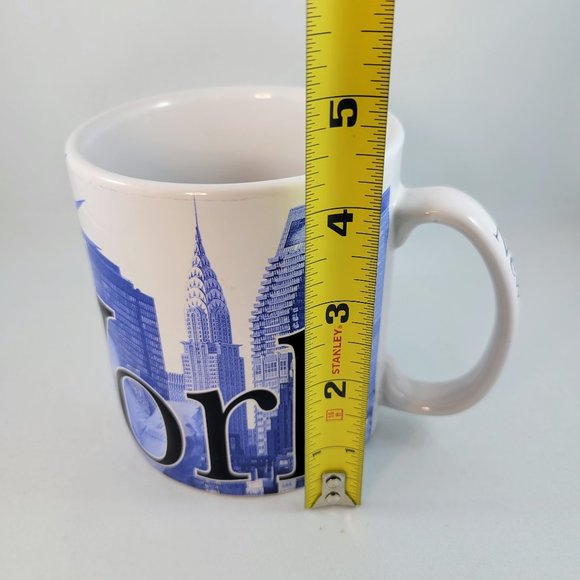 Mug New York Americaware Cup Coffee Tea USA Large Blue White - Picture 9 of 10